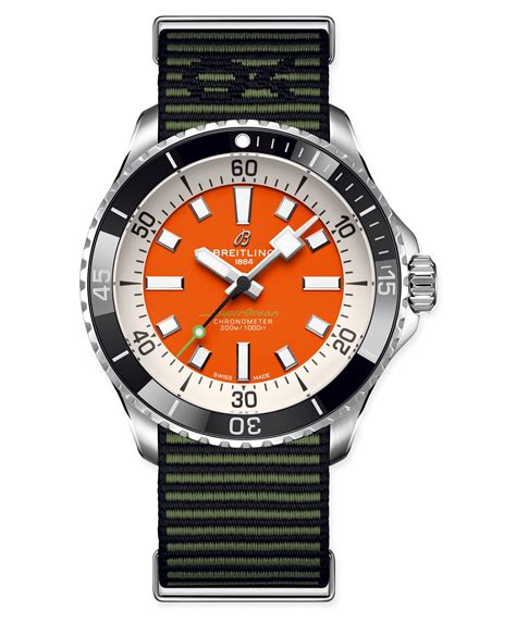 breitling superocean khaki nato|Breitling super ocean watch.